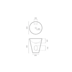 Lavabo Sobre Encimera O Sobre Soporte – Pedraza – Bathco