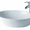 Lavabo Soft 58 Sobre-Encimera, Sin Repisa Blan – Gala – G1305001