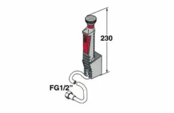 Lava-ojos De Emergencia Manual Con Flexible – PrestoEquip – 85767