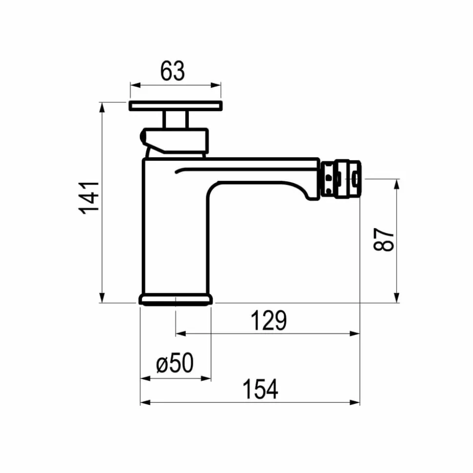 Lucky Me Grifo De Bidet Con Desagüe Semiautomático – 8816000 – Galindo