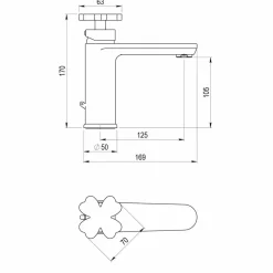 Lucky Me Grifo De Lavabo Negro – 8815016 – Galindo – LuxCover