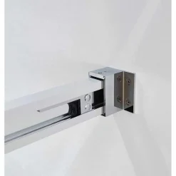 Mampara Angular 1 Puerta Corredera Con Decorado Frost Plus – Basic – GME