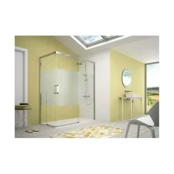Mampara Angular De Ducha 2 Fijos + 2 Puertas Correderas – S400 (CU607+CU607) – Kassandra