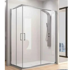 Mampara Angular De Ducha 2 Fijos + 2 Puertas Correderas – Bella BL607+607 16 – Kassandra