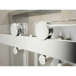 Mampara De Ducha Frontal Puerta Corredera + Fijo Con Lateral Fijo – Helsinki – Salgar