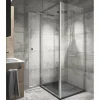 Mampara De Ducha Frontal Puerta Abatible Pivotante + Lateral Fijo – Habitat (Espacios Reducidos) – Salgar