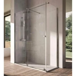 Mampara Frontal De Ducha Fijo + Puerta Corredera REF. VO102 16 – Volare – Kassandra