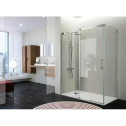 Mampara Frontal De Ducha Fijo + Puerta Corredera TN102 16 – Triana – Kassandra