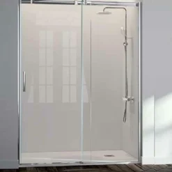 Mampara Frontal De Ducha Fijo + Puerta Corredera TN102 16 – Triana – Kassandra