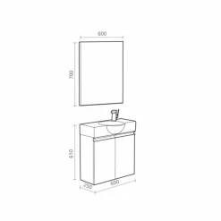 Mampara Frontal De Ducha 2 Fijos + 2 Puertas Correderas – Slim – Kassandra