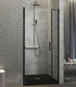Mampara Frontal De Ducha Fijo + Puerta Abatible Nardi Na502 – Kassandra