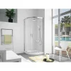 Mampara Semicircular De Ducha 2 Fijos + 2 Puertas Correderas – 400 CU130 -131 16 – Kassandra