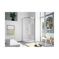 Mampara Semicircular De Ducha 2 Fijos + 2 Puertas Correderas – 400 CU130 -131 16 – Kassandra