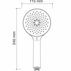 Mango Ducha 3 Jets – Nebula – Plastisan