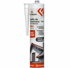 Masilla Cartucho 300ml Blanco Poliuretano Sella Y Pega – 0772715100 – Bultmeier