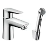 Mezclador Monomando De Lavabo Con Teleducha De Bide – Talis E – Hansgrohe