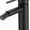 Monomando Bidé Milos Stick Negro Mate – BDYS045-2NG – Imex