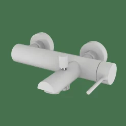 Monomando De Baño-ducha Blanco Estilo Premium Colección TIME 47226471 – GRB Mixers