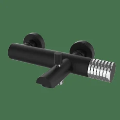 Monomando De Baño-ducha Negro Estilo Premium Colección AURA 75332752 – GRB Mixers