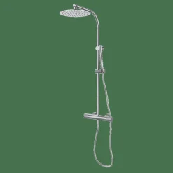 Monomando De Ducha Con Columna Cromo Estilo Premium Colección AURA 75499750XL – GRB Mixers