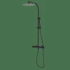 Monomando De Ducha Con Columna Negro Estilo Premium Colección AXIS 74499742 – GRB Mixers