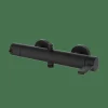 Monomando De Ducha Con Salida Superior Negro Estilo Premium Colección AXIS 74498742 – GRB Mixers
