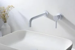 Monomando Empotrado Lavabo Etna Blanco Mate – GLT023/BL – Imex