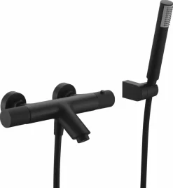Monomando Kit Baño/ducha Termostático Line Negro M – BTD038-4NG – Imex
