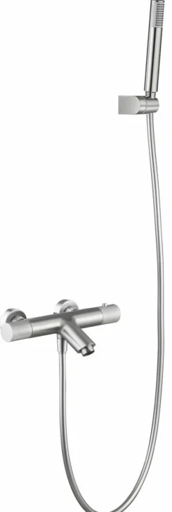 Monomando Kit Baño/ducha Termostático Line Níquel – BTD038-4NQ – Imex
