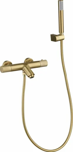 Monomando Kit Baño/ducha Termostático Line Oro Cep – BTD038-4OC – Imex