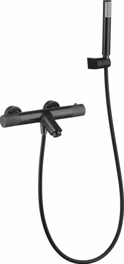 Monomando Kit Ducha Termostático Line Black Gun Me – BTD038-5BGM – Imex