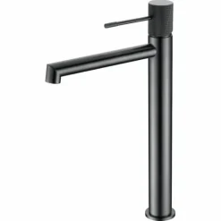 Monomando Lavabo Alto Line Black Gun Metal – BDD038-3BGM – Imex