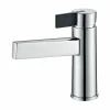Monomando Lavabo Elba Cromo/negro – BDA022-1NG – Imex
