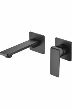 Monomando Lavabo Empotrado Fiyi Negro Mate – GLF016/NG – Imex