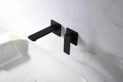 Monomando Lavabo Empotrado Fiyi Negro Mate – GLF016/NG – Imex