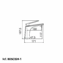 Monomando Lavabo Escocia – BDSC024-1 – Imex