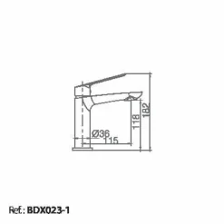 Monomando Lavabo Luxor – BDX023-1 – Imex