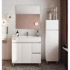 Mueble A Suelo Y Lavabo Fondo 39 Cm – Torvisco Group – Sil