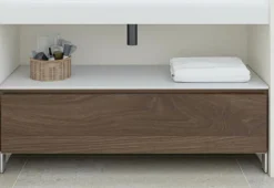 Mueble Auxiliar A Suelo 1 Cajon Con Ruedas O Patas – Serie Life – Baños10