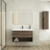 Mueble De 1 Cajón Y Un Hueco + Lavabo Ceramico Flat – Eleven – Visobath