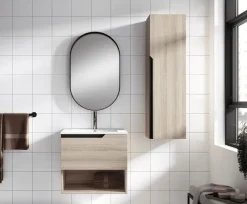 Mueble De 1 Cajón Y Un Hueco + Lavabo Ceramico Flat – Eleven – Visobath