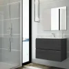 Mueble De Baño Suspendido 2 Cajones + Lavabo – Atlas – Banium