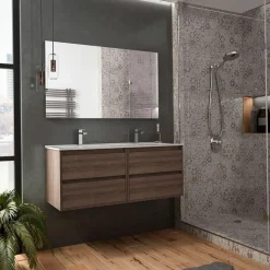 Mueble De Baño Suspendido 2 Cajones + Lavabo – Atenea – Banium