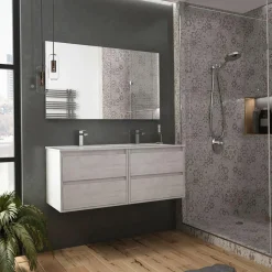 Mueble De Baño Suspendido 2 Cajones + Lavabo – Atenea – Banium