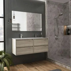 Mueble De Baño Suspendido 2 Cajones + Lavabo – Atenea – Banium
