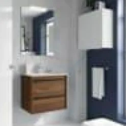 Mueble Suspendido 2 Cajones Y Lavabo De Porcelana – Attila – Salgar