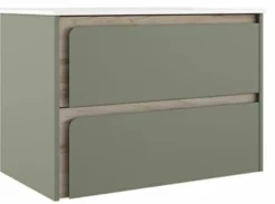 Mueble Suspendido 2 Cajones Combinando Acabados Fondo Aliso Y Frente A Elegir – Indico – Visobath