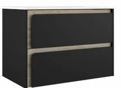 Mueble Suspendido 2 Cajones Combinando Acabados Fondo Aliso Y Frente A Elegir – Indico – Visobath