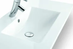 Mueble Suspendido 2 Cajones Compacto + Encimera Ceramica Center Dos Senos, Alta Calidad – Lineal – Urban – Aja