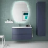 Mueble Suspendido Dos Cajones Con Opciones De Encimera Acabado Night Blue – MAM – Salgar